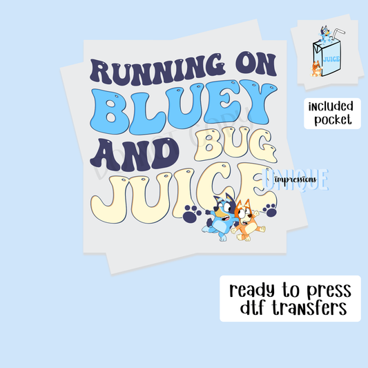 RUNNING ON BLUEY AND BUG JUICE + POCKET