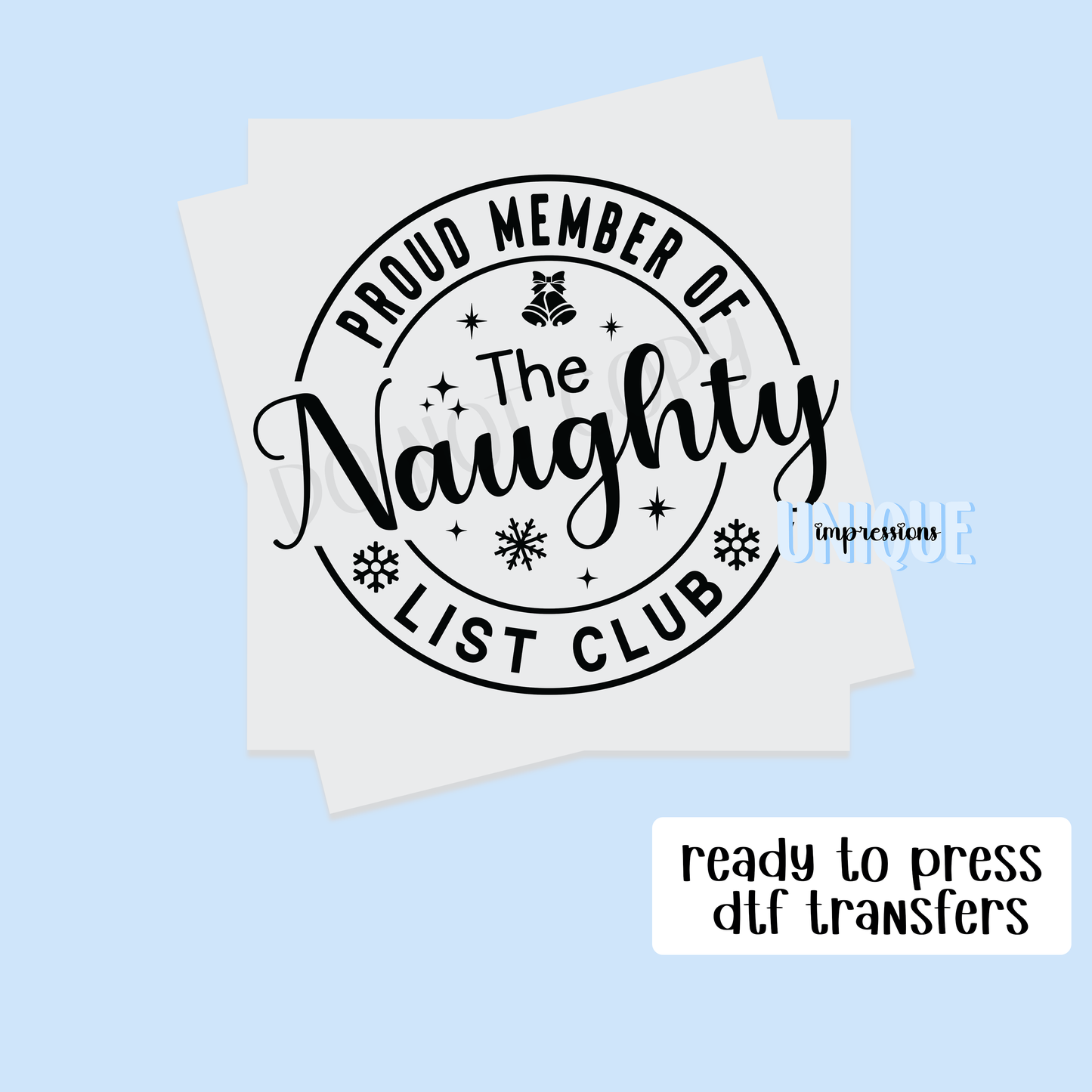 PROUD MEMBER OF THE NAUGHTY