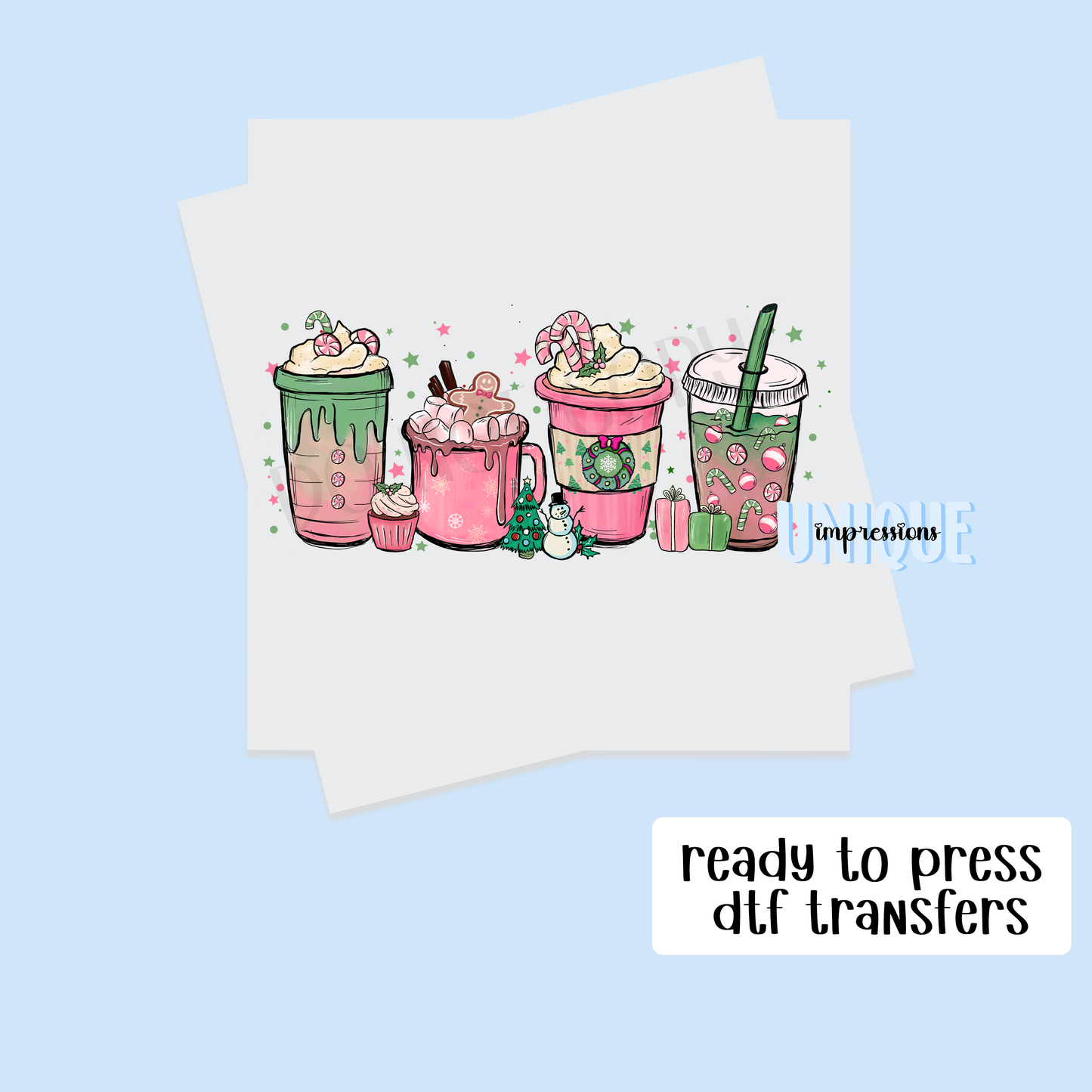 PINK CHRISTMAS CUPS