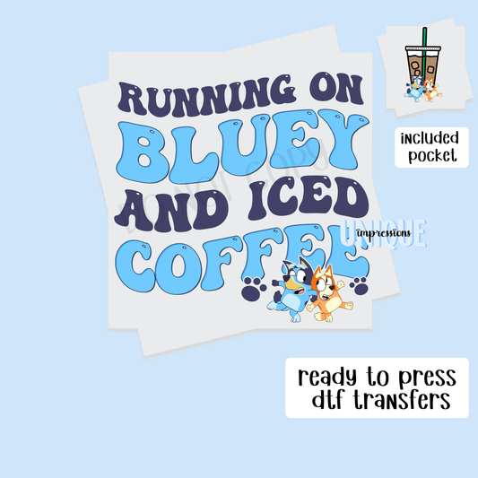 RUNNING ON BLUEY AND ICE COFFEE + POCKET