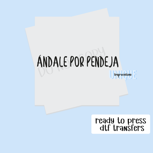 ANDALE POR PENDE**