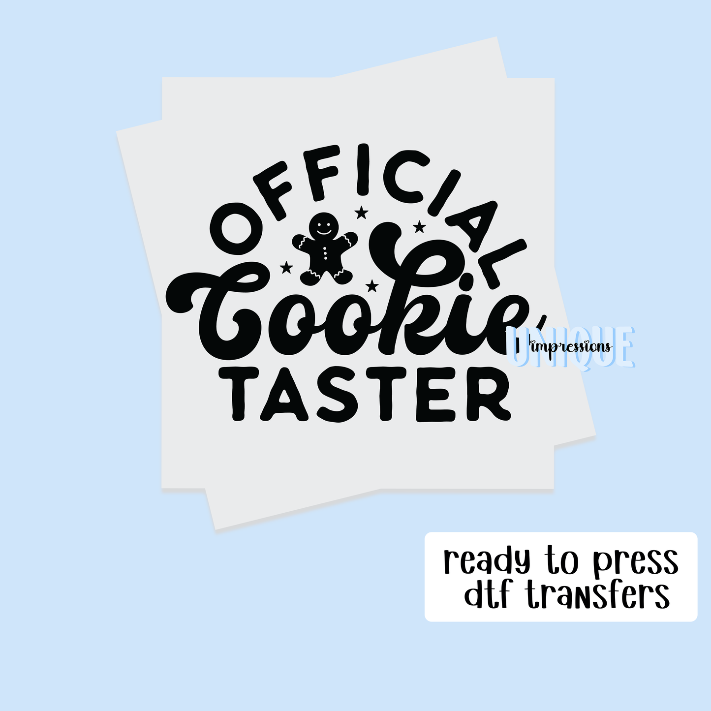 OFFICAL COOKIES TASTER